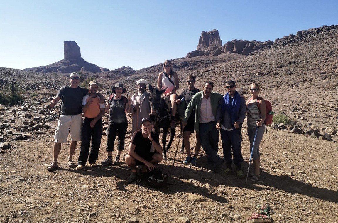 Foto del grupo de trekking al completo
