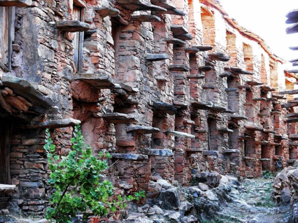 Interior de un agadir del Anti Atlas