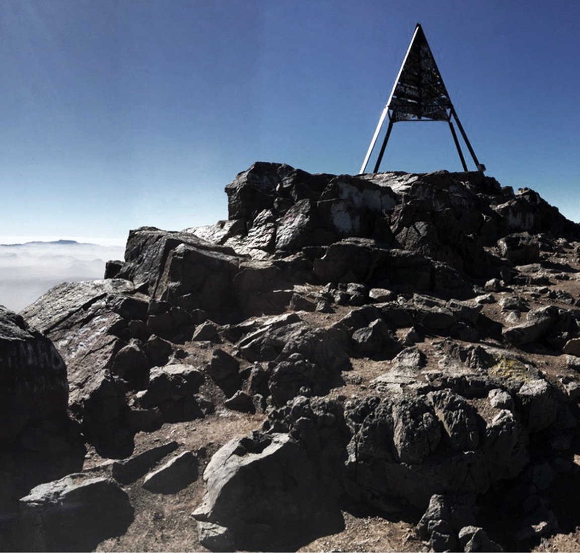 Cima del Jbel Toubkal. Ascensión al Jbel Toubkal