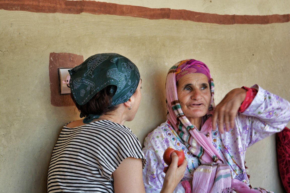 Conversación con mujer amazig