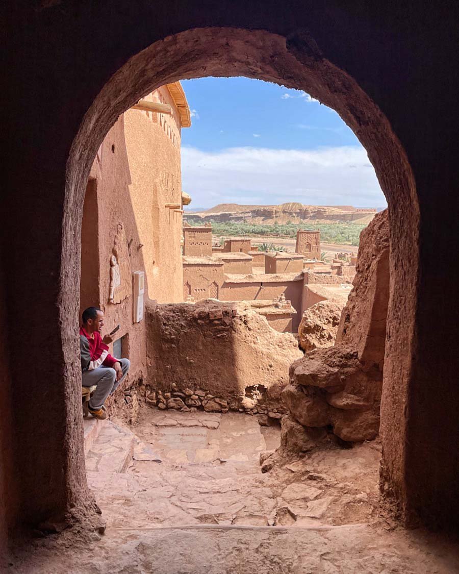 Vista parcial del ksar