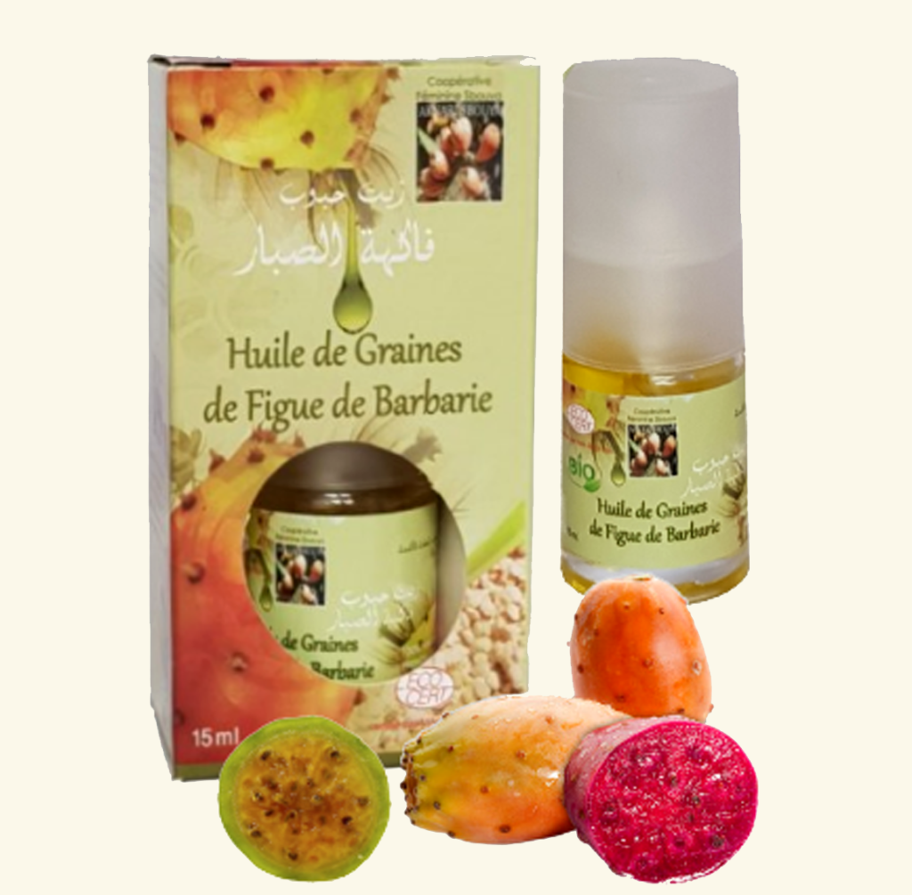 Pequeños tarros de aceite de pepita de chumbo