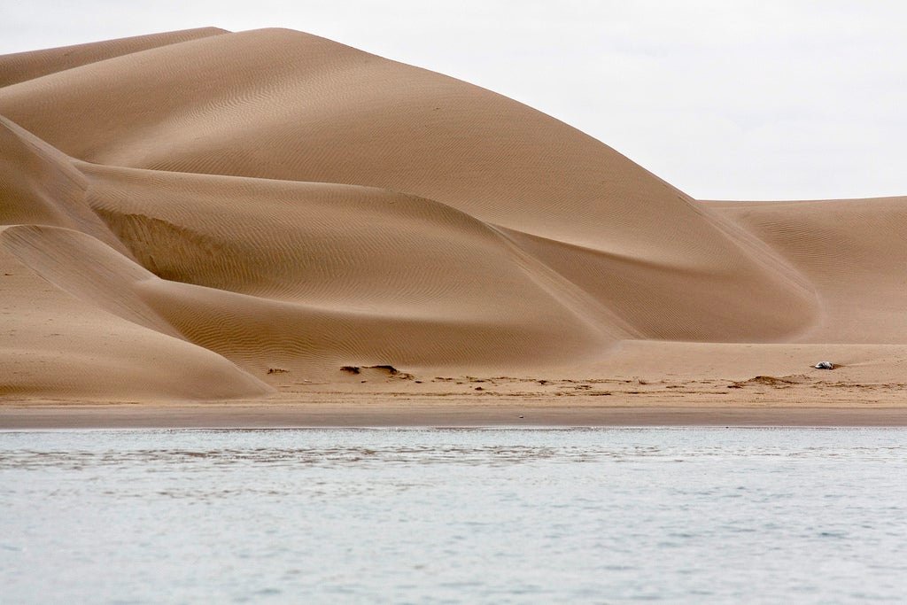 Impresionantes dunas en la laguna de Naila